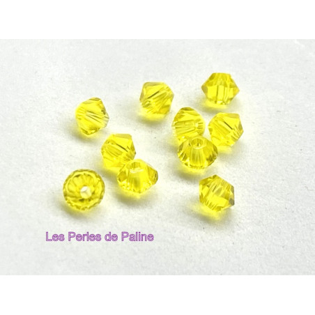 Toupies 3mm Citrine - réf.5328 Xilion (x20)