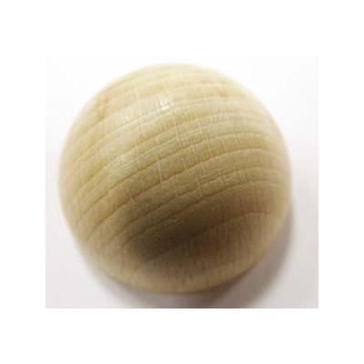Demi boule en bois de 40mm(X1) Demi boule en bois de 40mm(X1)