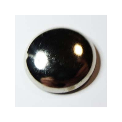 Cabochon en Résine Approx 27mm Argenté(X1)