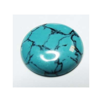 Cabochon Turquoise Matrix 24mm