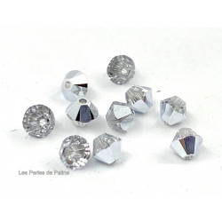 Toupies 4mm Crystal Cal - réf. 5328 Xilion (x20)