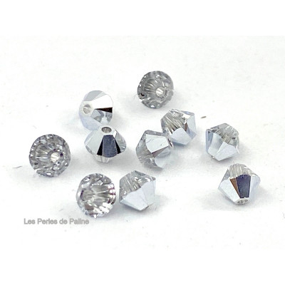 Toupies 4mm Crystal Cal - réf. 5328 Xilion (x20) Toupies 4mm Crystal Cal - réf. 5328 Xilion (x20)