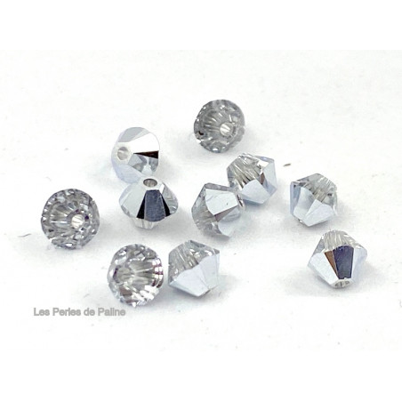 Toupies 4mm Crystal Cal - réf. 5328 Xilion (x20)