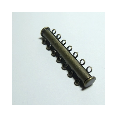 Fermoir Aimanté Bronze 7 rangs 40X10mm(x1)