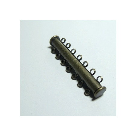 Fermoir Aimanté Bronze 7 rangs 40X10mm(x1)