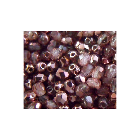 Facettes de Bohême 3mm Cristal Capri Gold (x100)