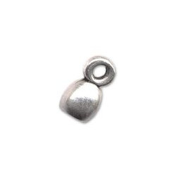 Embout  11x6mm Vieil Argent (x1) 