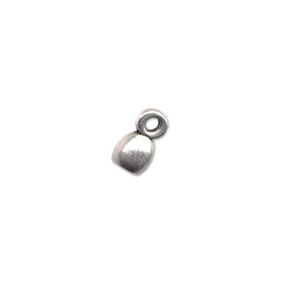 Embout  11x6mm Vieil Argent (x1) 