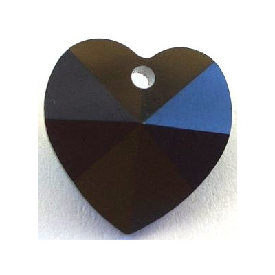 Coeur Swarovski 10mm Jet (X1) Coeur Swarovski 10mm Jet (X1)