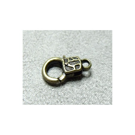 Fermoir Mousqueton 19X11mm Bronze (X1)