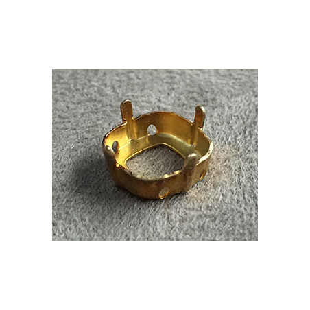 Sertissure Doré mat pour 4470 12mm (x1)