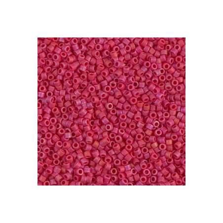 DB0362 Delicas 11/0 Rouge Mat Irisé (x 5gr)
