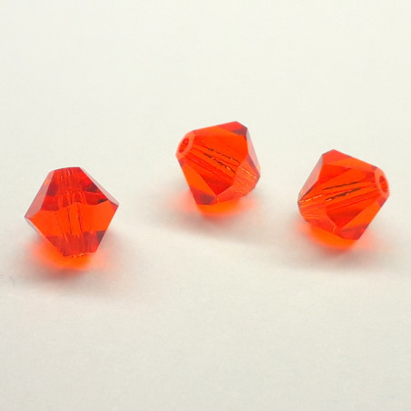 Toupie 5301 6mm Red Topaz (x1)