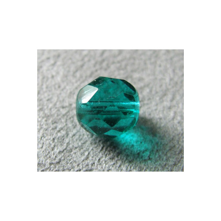 Facettes en verre de Bohême 8mm Blue Zircon (x10)