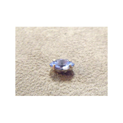Navettes serties 10X5 Light Sapphyre (X2) Navettes serties 10X5 Light Sapphyre (X2)