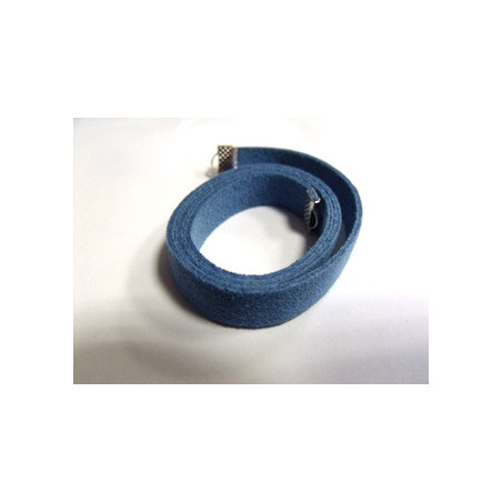 Lacet en daim Turquoise 1cmx39cm (x1)
