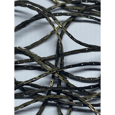 Chaine Fine Serpentine 1mm Bronze(X1M)
