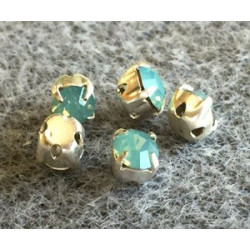 Chaton monté Swarovski 3.5mm Pacific Opal (x10)