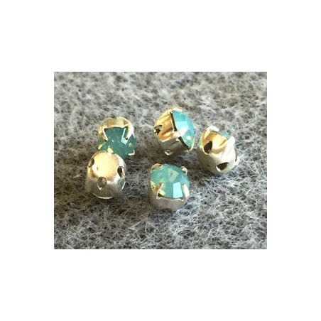 Chaton monté Swarovski 3.5mm Pacific Opal (x10)