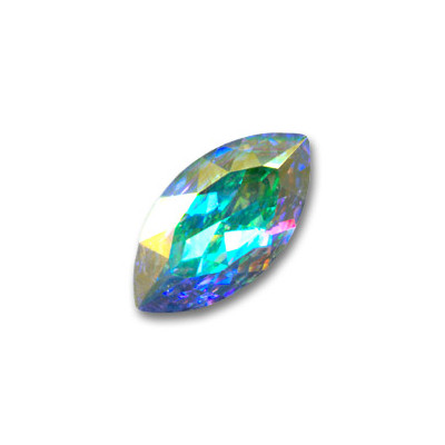 Navette 4227 Crystal ab folied 32X17mm(X1)