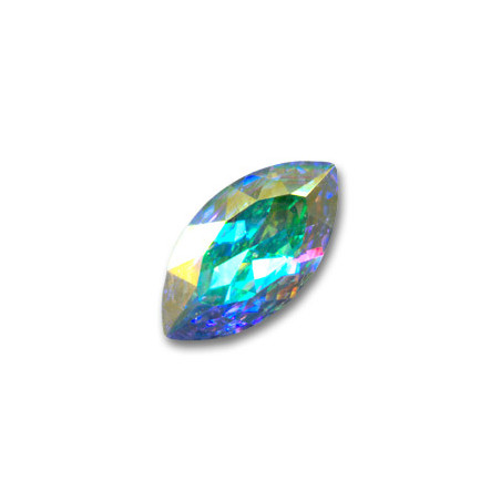 Navette 4227 Crystal ab folied 32X17mm(X1)
