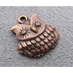 Breloque Cuivre Chouette 16*14mm(X1)
