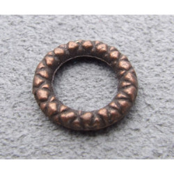 Anneau Intercalaire Cuivre Striée 13mm(X1)