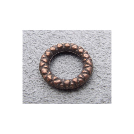 Anneau Intercalaire Cuivre Striée 13mm(X1)