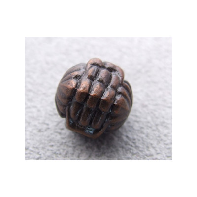 Perle boule grenade 14mm Cuivre (x1)