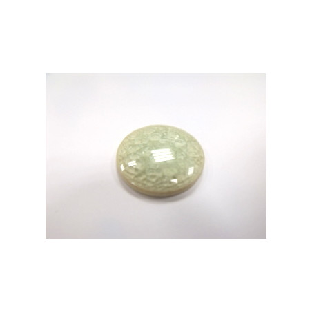 Cabochon Mosaïque Vert très clair Approx 20X5mm(X1)