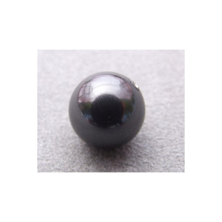 Perle ronde nacrée Swarovski 12mm Black (x1)