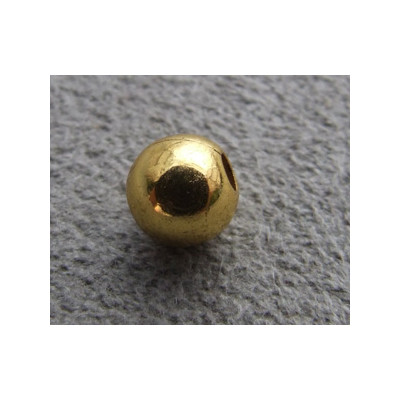 Boule Dorée Lisse 6mm(X20)