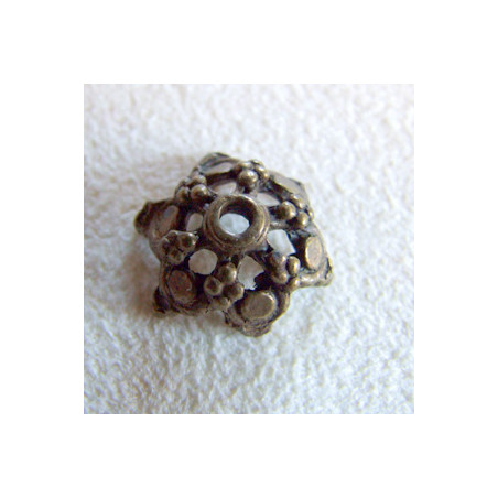 Coupelle étoile 6 branches bronze (x1)