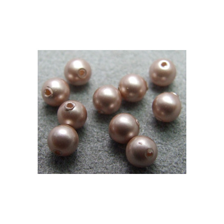 Perle ronde nacrée Swarovski 4mm Powder Almond (x20)