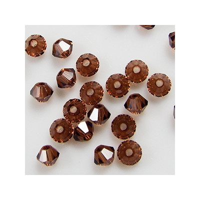 Toupies 3mm Smoked Topaz - réf.5301 (x20) Toupies 3mm Smoked Topaz - réf.5301 (x20)