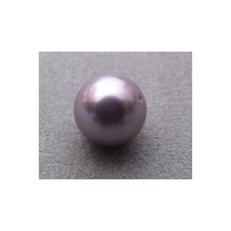 Perle ronde nacrée Swarovski 12mm Mauve (x1)