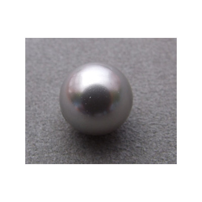 Perle ronde nacrée Swarovski 12mm Light Grey (x1)