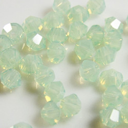 Toupies 3mm Chrysolite Opal- réf.5328 Xilion (x20)