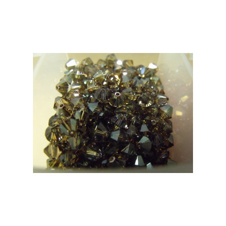 Toupies 3mm Crystal Bronze Shade - réf.5328 Xilion (x20)