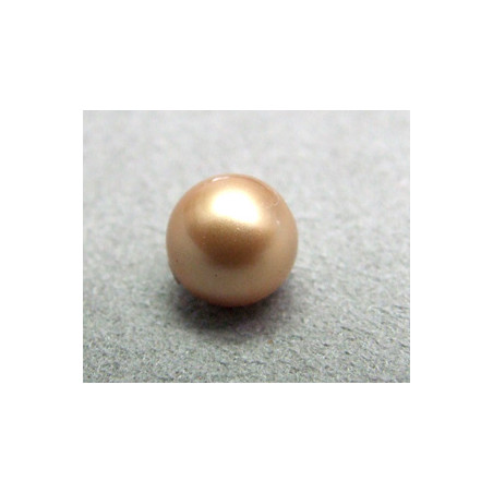 Perle ronde 8mm nacrée Swarovski Vintage Gold (x5)