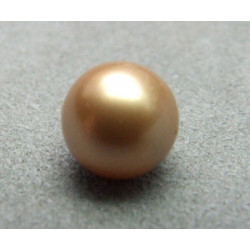Perle ronde nacrée Swarovski 10mm Vintage Gold (x1)
