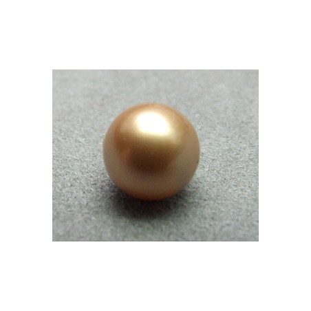Perle ronde nacrée Swarovski 10mm Vintage Gold (x1)