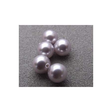Perle ronde nacrée Swarovski 6mm Lavender (x10)