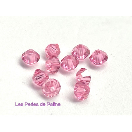 Toupies 3mm Rose - réf.5301 (x20)