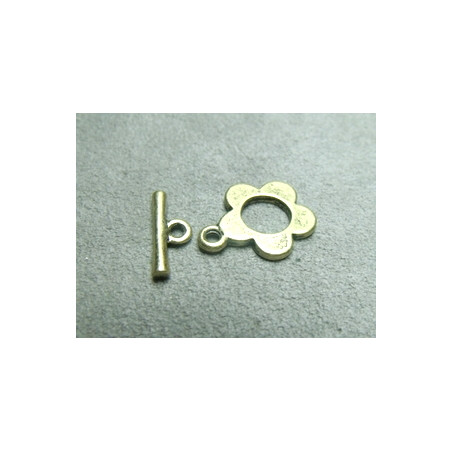 Fermoir Bronze Fleur 20mm(X1)