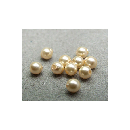Perle ronde nacrée Swarovski 3mm Light Gold (x20)