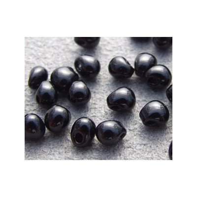DP-401 Drops 3.4mm Miyuki Noir (=DB010)  (x10gr)