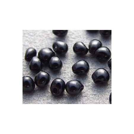 DP-401 Drops 3.4mm Miyuki Noir (=DB010)  (x10gr)