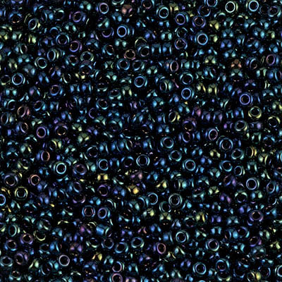R11-0452 Rocailles 11/0 Metallic Blue Iris (=DB002) (x 10gr) R11-0452 Rocailles 11/0 Metallic Blue Iris (=DB002) (x 10gr)