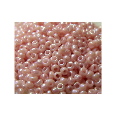 R15-0596 Rocailles 15/0 Opaque Peach Luster (=DB207) (x 5gr)